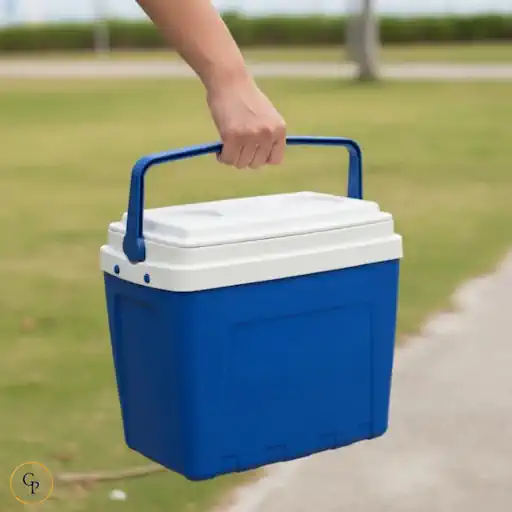 Caixa Térmica / Cooler 7L – Até 10 latas, com alça – mini geladeira portátil para praia, camping, churrasco
