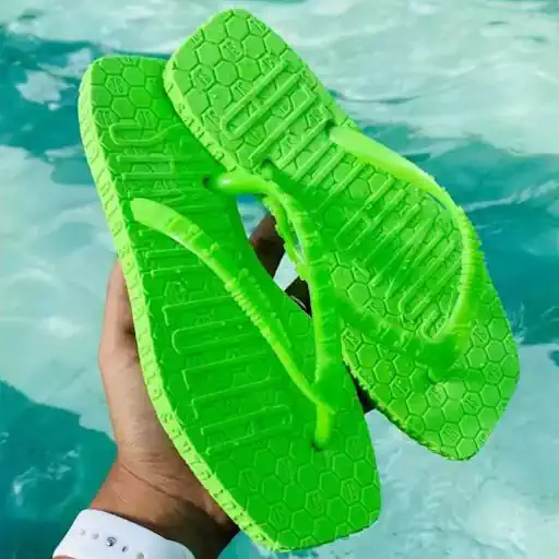 Chinelo de Dedo Sandalia Para Mulheres Feminina Neon Verão Alto Relevo Ponta Quadrada