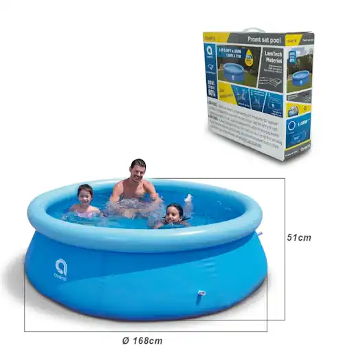 Piscina Inflável Redonda 1.68m x 51cm 1000L Azul Jilong Avenli