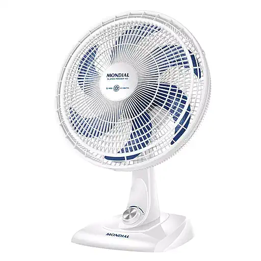 Ventilador de Mesa Mondial 6 Pás Super Power VSP-40-W - 40cm 127V